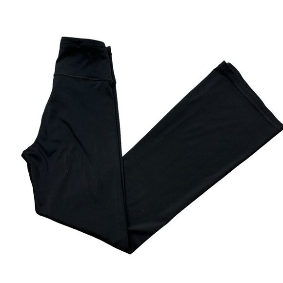 Ladies Victoria’s Secret On Point Live Black V Front Yoga‎ Pants Wide Leg Small - Picture 5 of 12